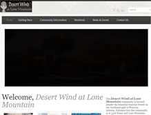 Tablet Screenshot of desertwindassociation.com